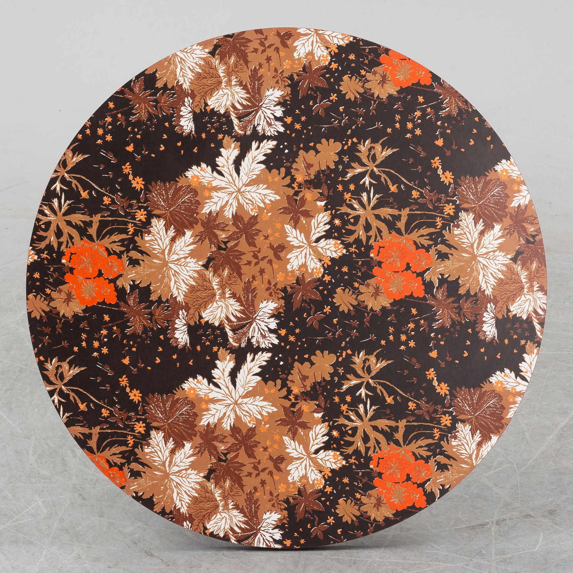 Cafébord, Sverige, 1970-tal.