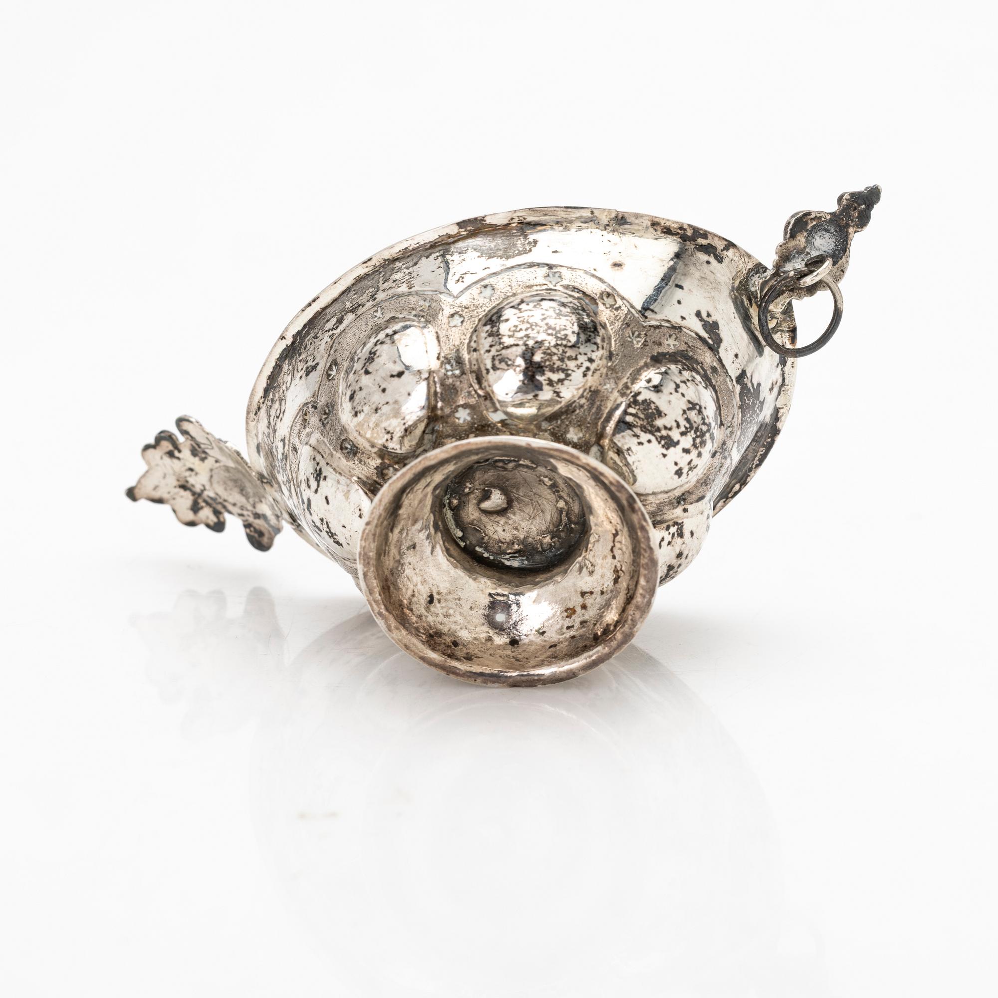 Ladle, silver, Sweden, 17th/18th century.