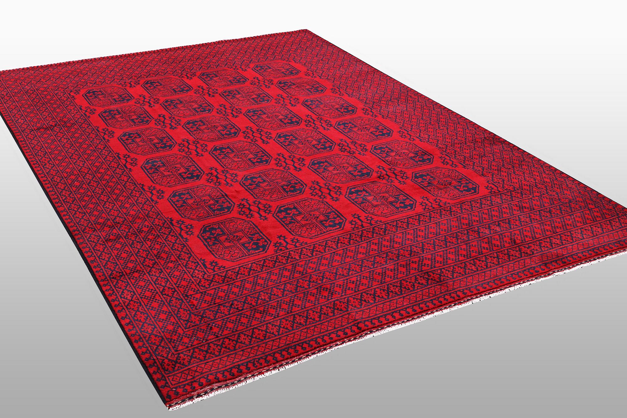 A carpet, Afghan, ca 342 x 252 cm.