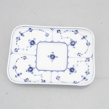 A 'Musselmalet' porcelain ink stand, Royal Copenhagen, Denmark 1889-1922.