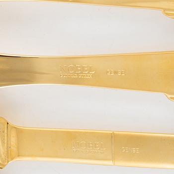 Gunnar Cyrén, bestickuppsättning, 28 delar, "Nobel", Gense.