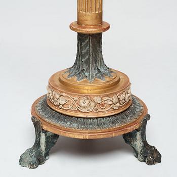 GUERIDONER, ett par, sengustavianska stockholmsarbeten, 1800-talets början.