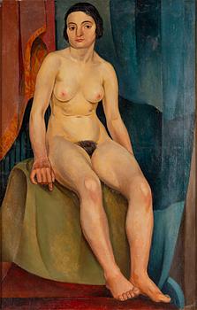 Lasse Johnson, Seated Model.