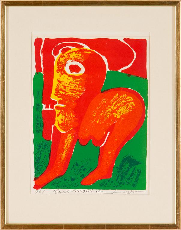 BENGT LINDSTRÖM, färglitografi, sign och nr 22/300.