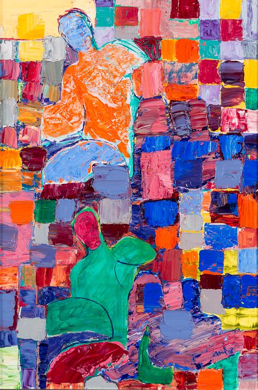 SAMI RINNE, olja på pannå, signerad och daterad 2008.