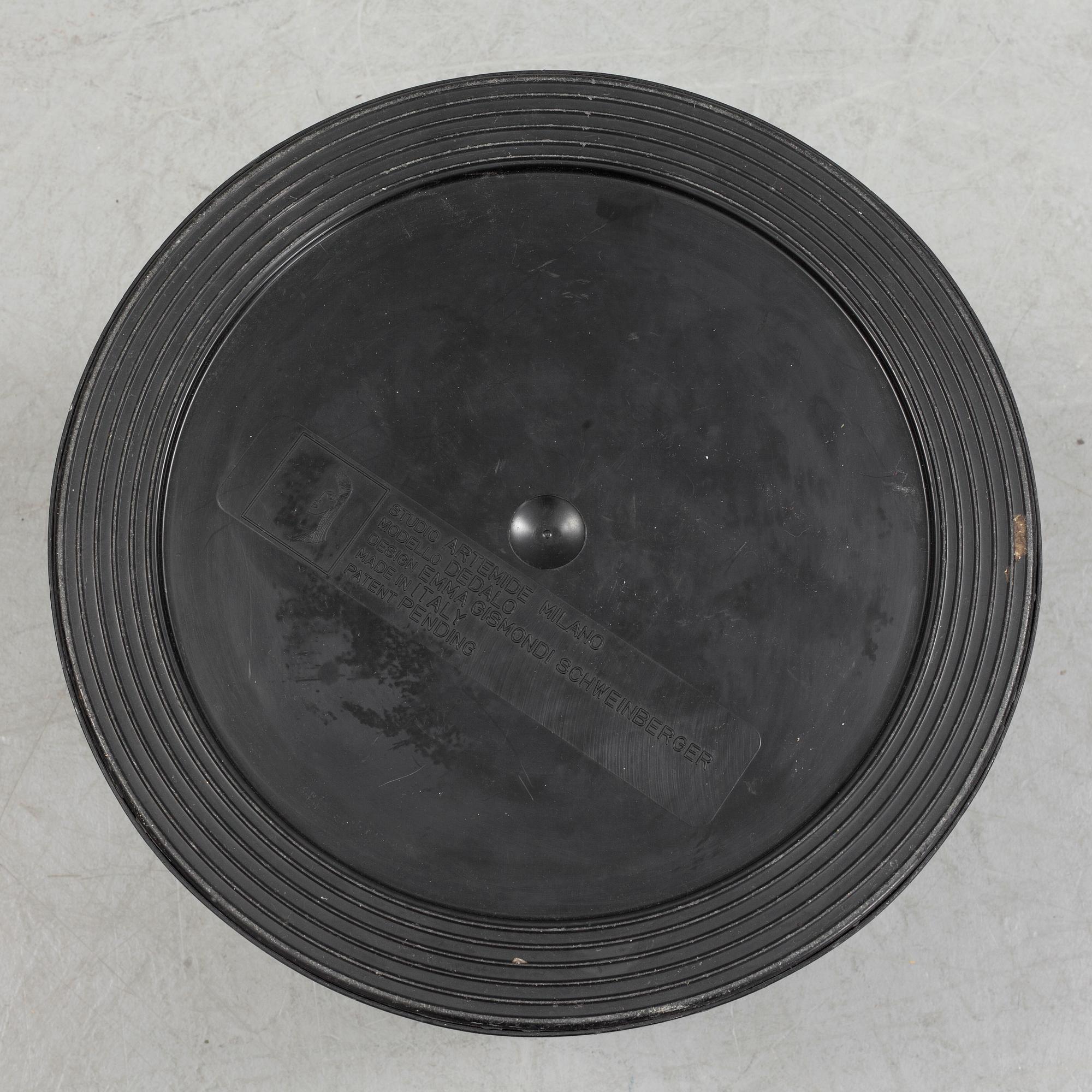 EMMA GISMONDI SCHWEINBERGER, a 'Dedalo' plastic umbrella stand from Artemide, Milan, Italy.