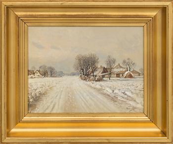 HARALD WENTZEL, signed painting.