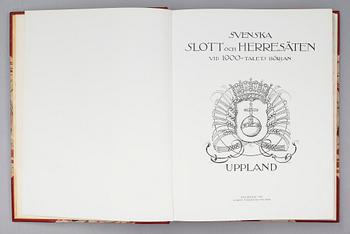 BÖCKER: Svenska Slott och Herresäten vid 1900-talets början, Nordisk famljeboks Tryckeri 1908-1910, 5 volymer.