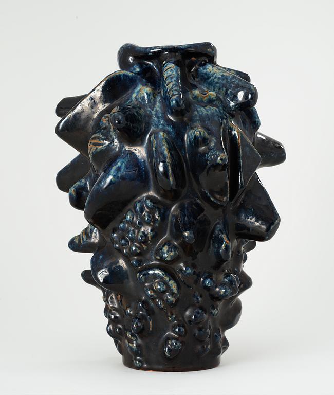 An Axel Salto stoneware vase, Royal Copenhagen, Denmark 1957.