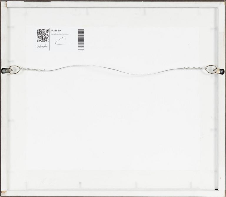 Harry Booström, gouache on paper-panel, signed and dated -50.