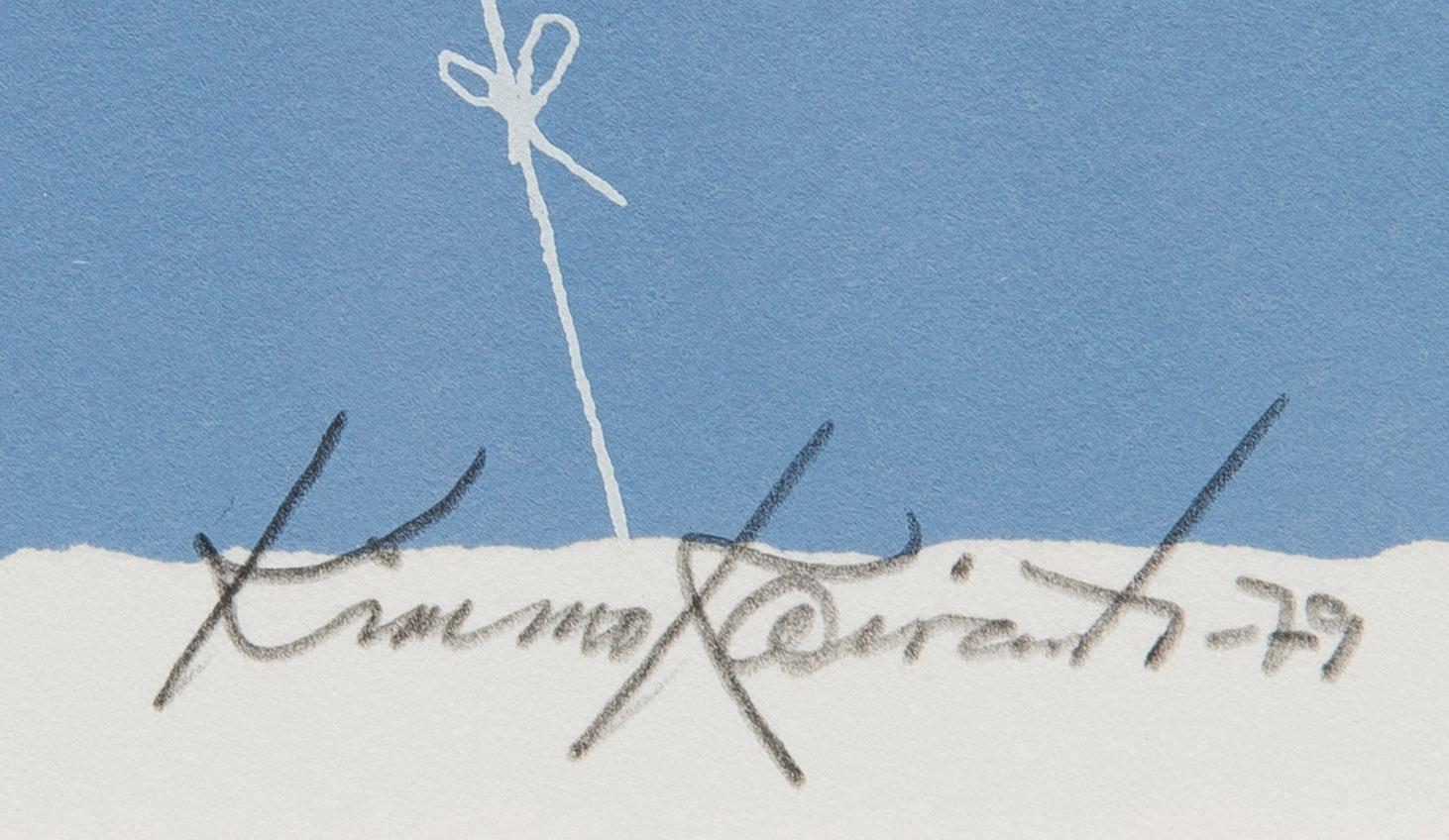 KIMMO KAIVANTO, värilitografia, signeerattu, päivätty -79 ja numeroitu 42/200.