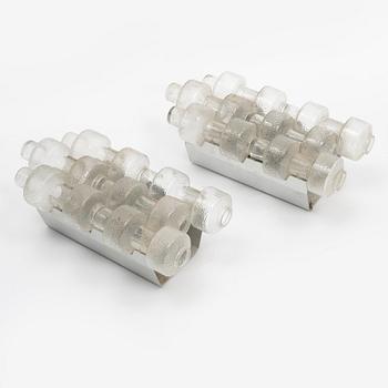 Gert Nyström, vägglampor, ett par, "Festival", Fagerhults Belysning, 1900-talets andra hälft.