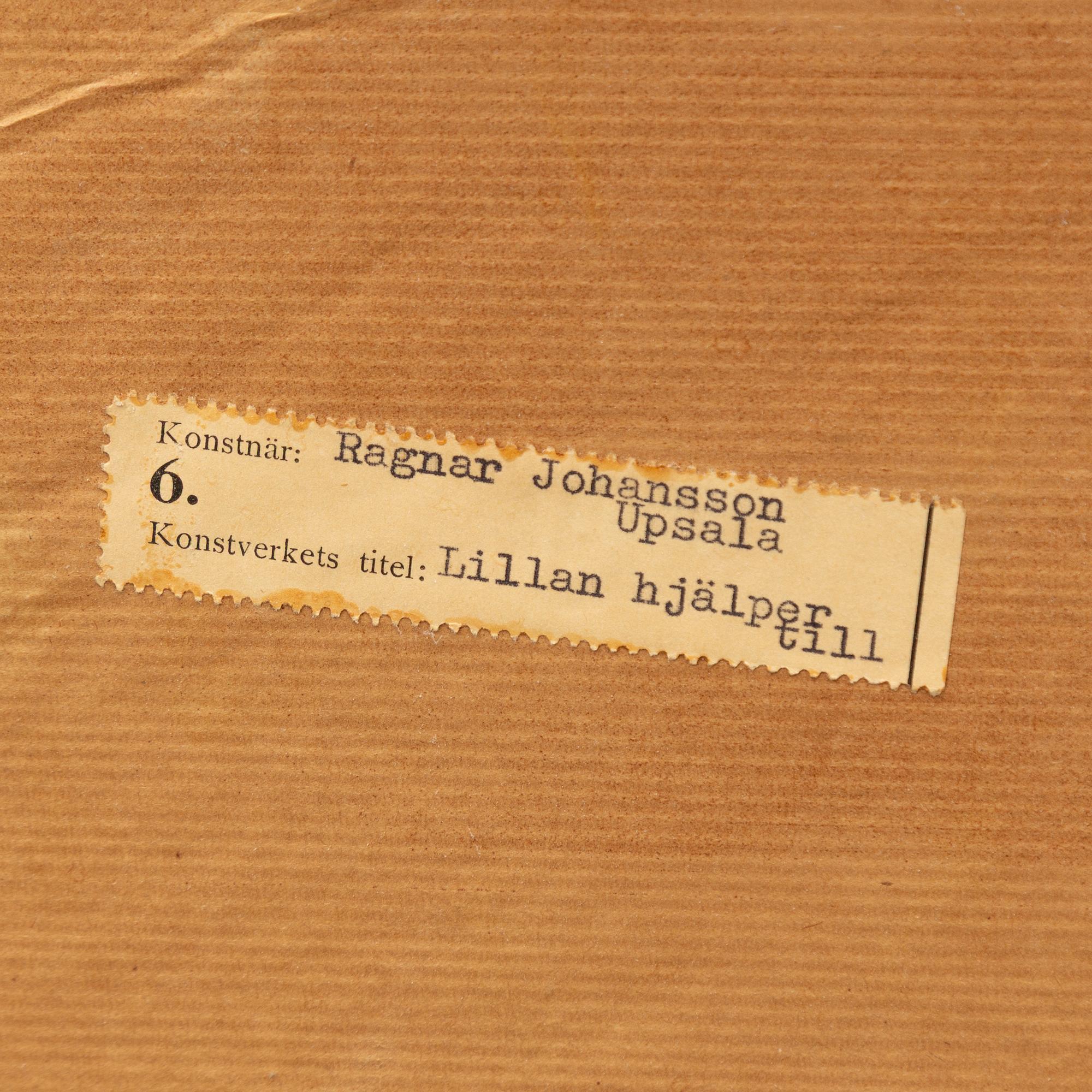Ragnar Johansson, "Lillan hjälper till".