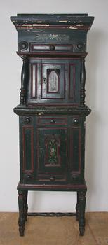 SKÅP, allmoge, 1800-tal.