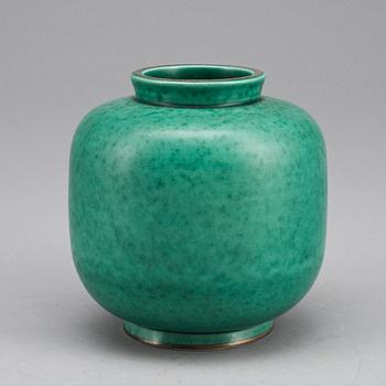 VAS, Stengods. "Argenta", Wilhelm Kåge, Gustavsberg.