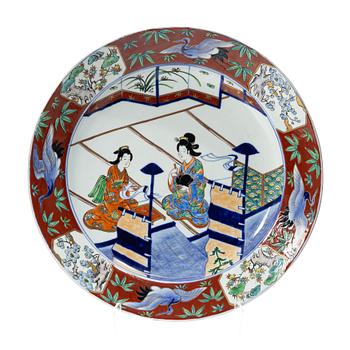 Decorative dish, porcelain, Japan, circa 1900.