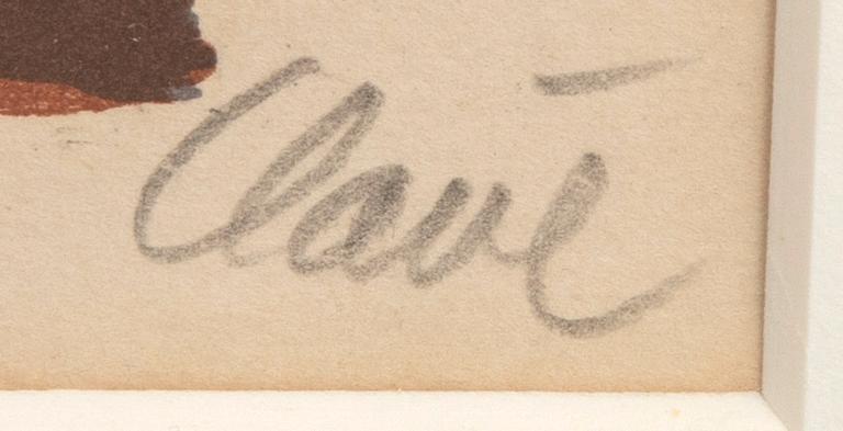 Antoni Clavé, lithograph with relief print, signed and numbered 65/100.