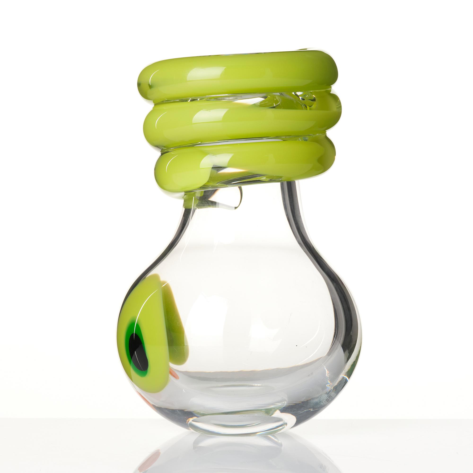 Frida Fjellman, Sculpture, "What's Up? Nothing Much", Kosta Boda, lim. ed 100.