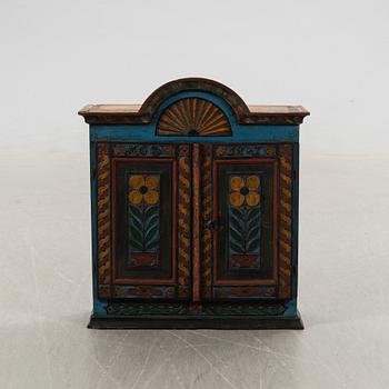 Wall cabinet, folk art.