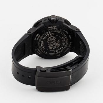 ORIS, Force Recon, GMT, wristwatch, 49 mm.