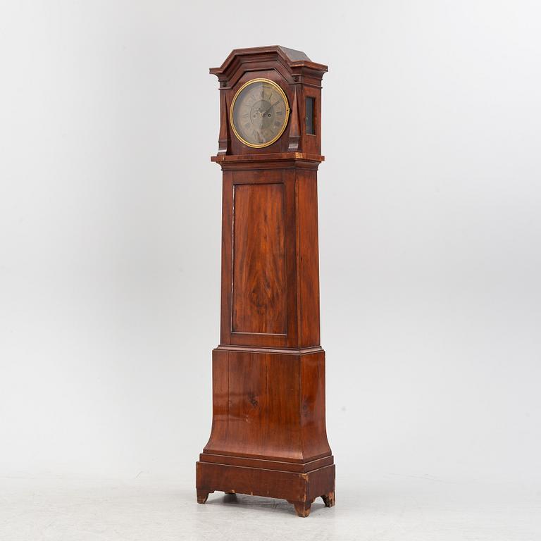 A late 18th Century Mahogany Grandfather Clock.