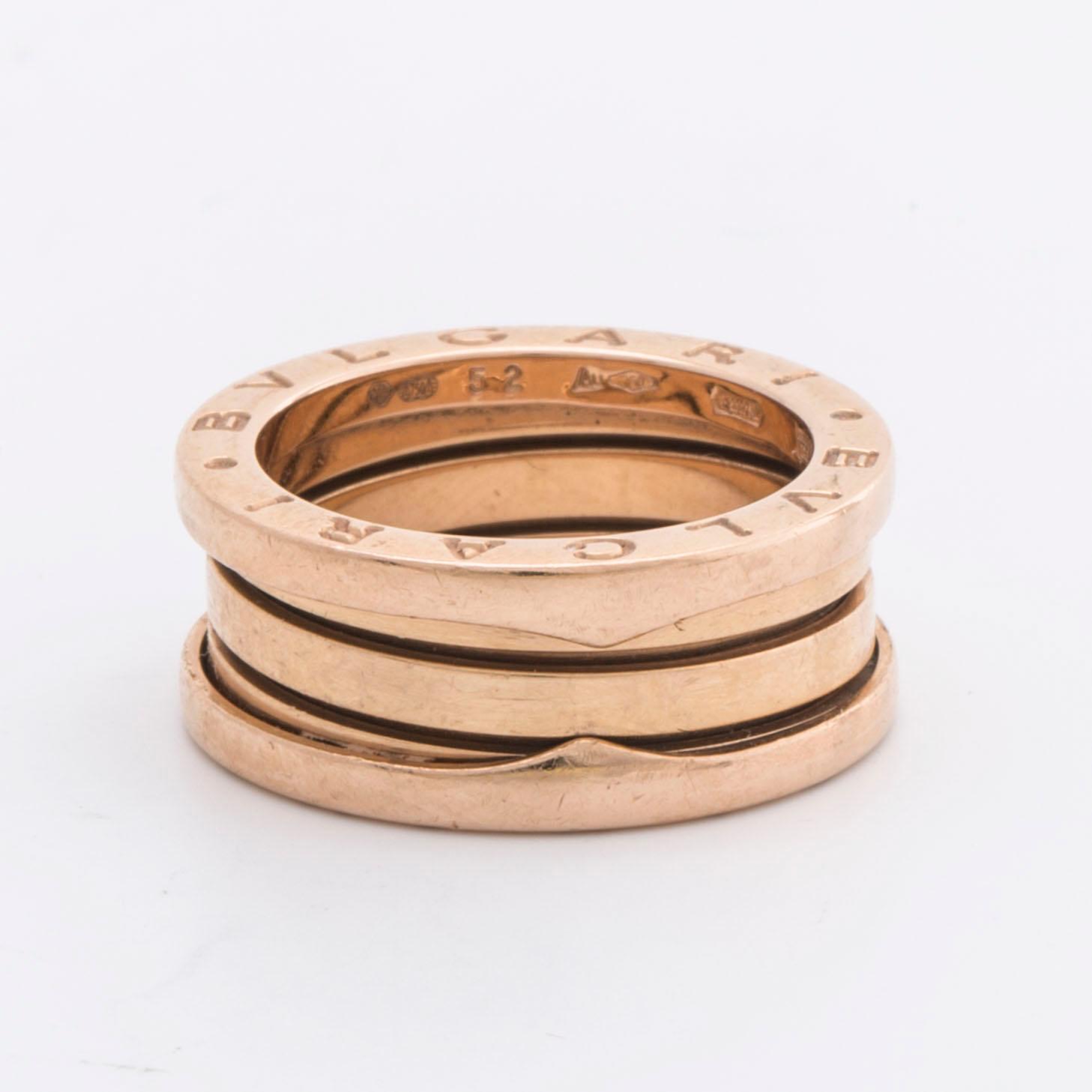 BVLGARI RING, 18K guld, B.zero 1 collection, original etui.