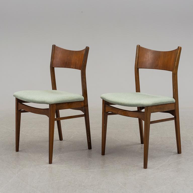 A set of six chairs, second half of the 20th century.