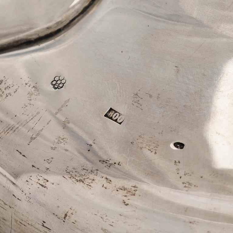 Two silver candelabra, Czechoslovakia, 1942-62.