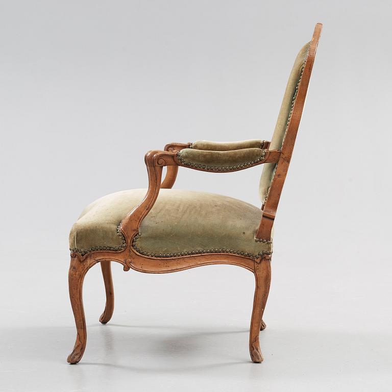 A Louis XV 18th century armchair.