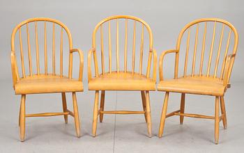 KARMSTOLAR, 3 st, 1900-talets andra hälft.