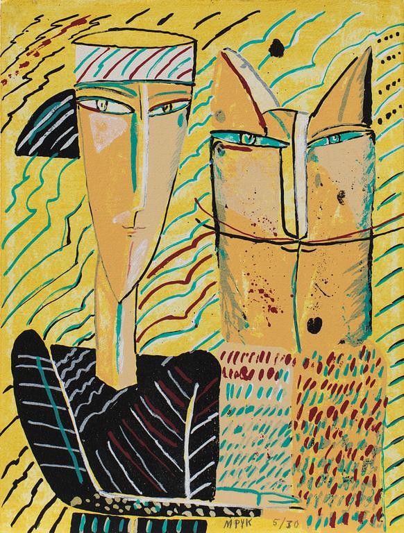 Madeleine Pyk, Figurkomposition.