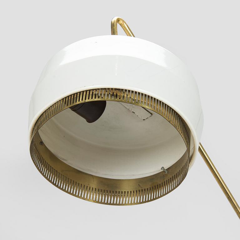 A mid-20th century floor lamp, possibly prototype, Aarne Ervi Architect's office, manufacturer Taito.