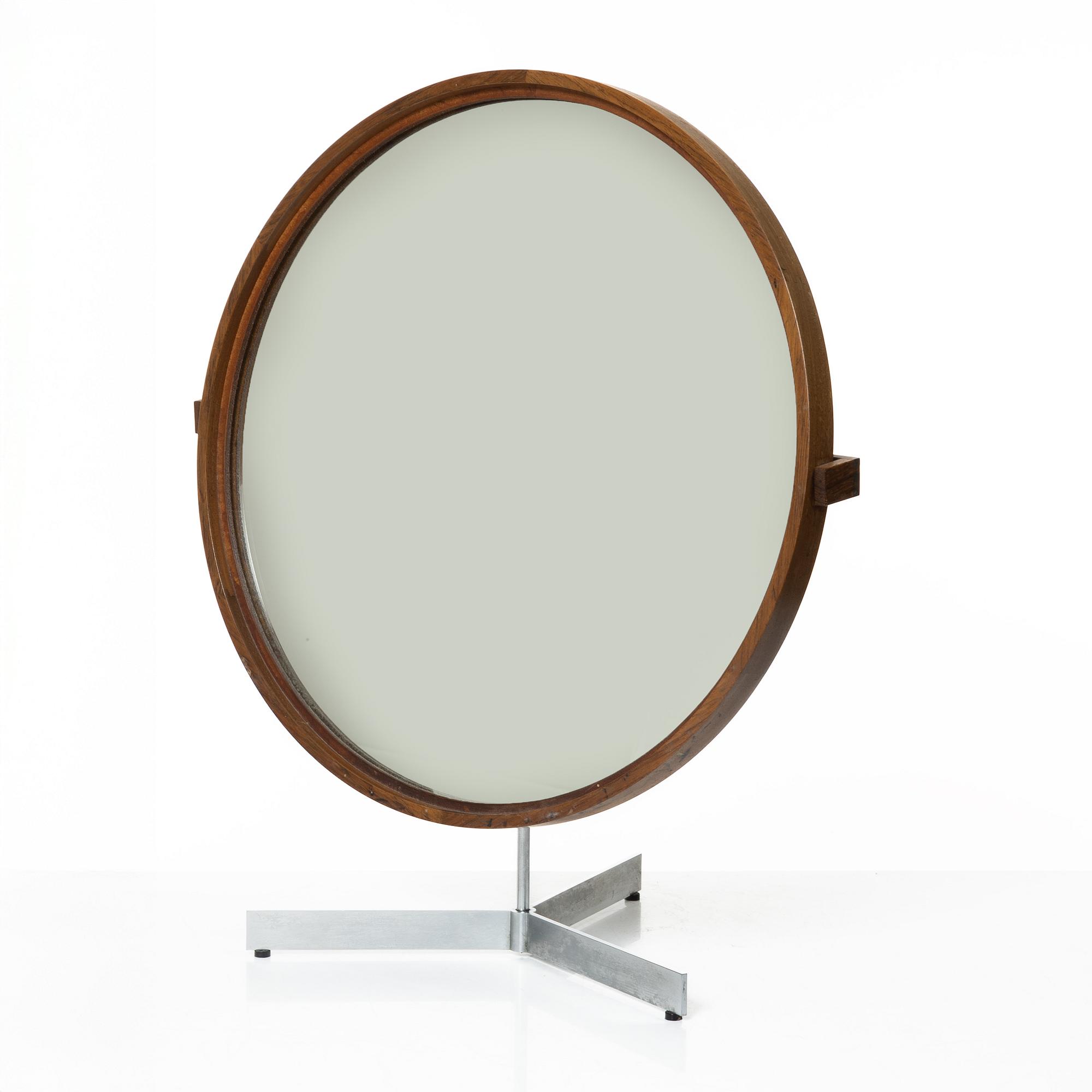 Uno & Östen Kristiansson, a table mirror, Luxus, Vittsjö, 1960s.