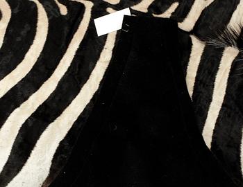 A 20th century zebra skin.