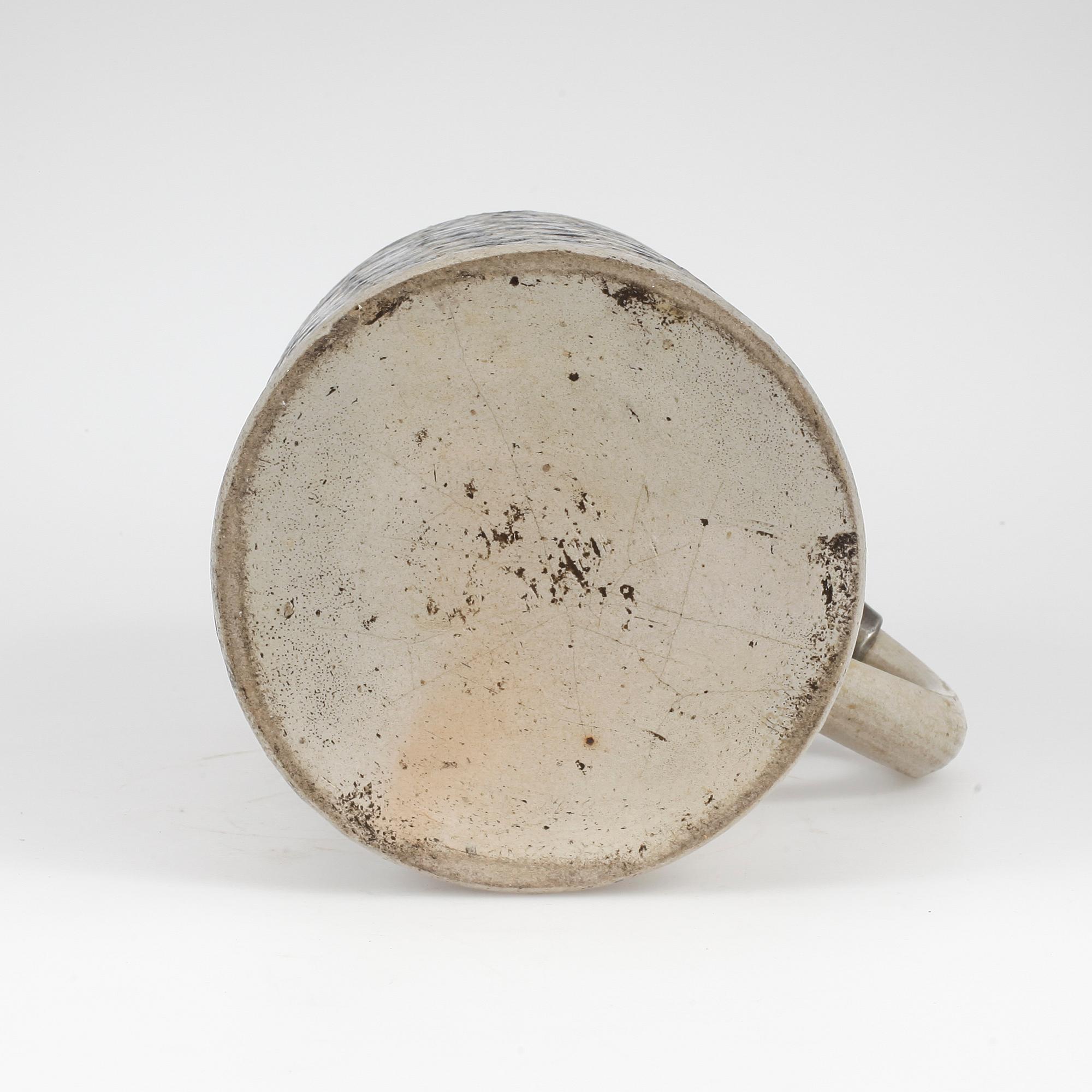 STOP, stengods, sannolikt Westerwald, Tyskland 1700-tal.