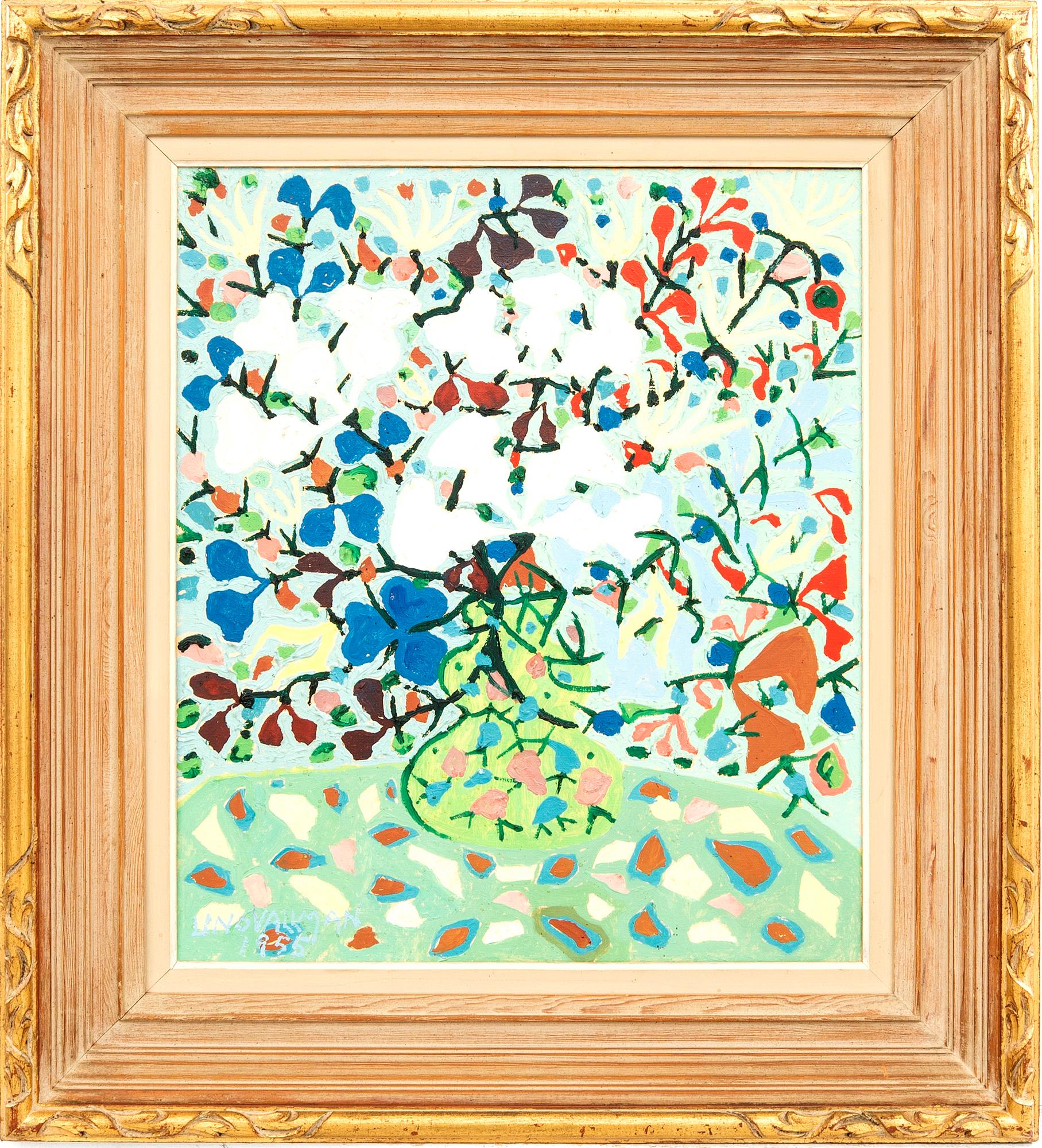 Uno Vallman, olja på duk, signerad och daterad 1955.