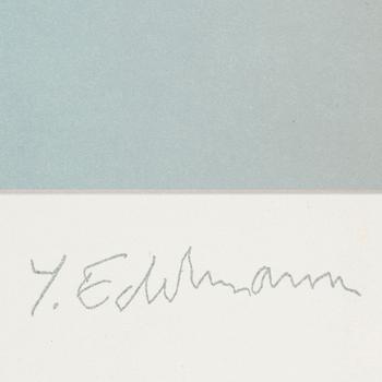 YRJÖ EDELMANN, färglitografi, stämpelsignerad EA III/XXX.