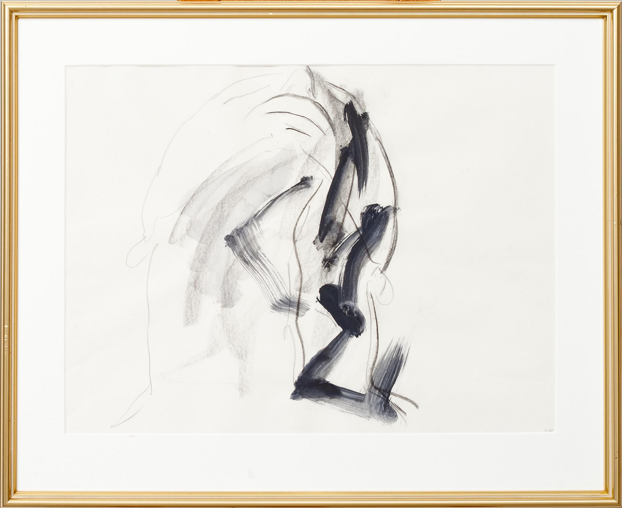 CLAES EKLUND, blandteknik, monogramsign.