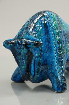 FIGURIN, chamotterat stengods, Raymor Bitossi, Aldo Londi.