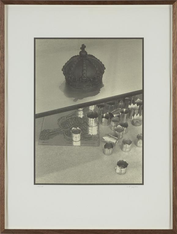 Leif Elggren,  lithograph, signed and numbered 110/150.