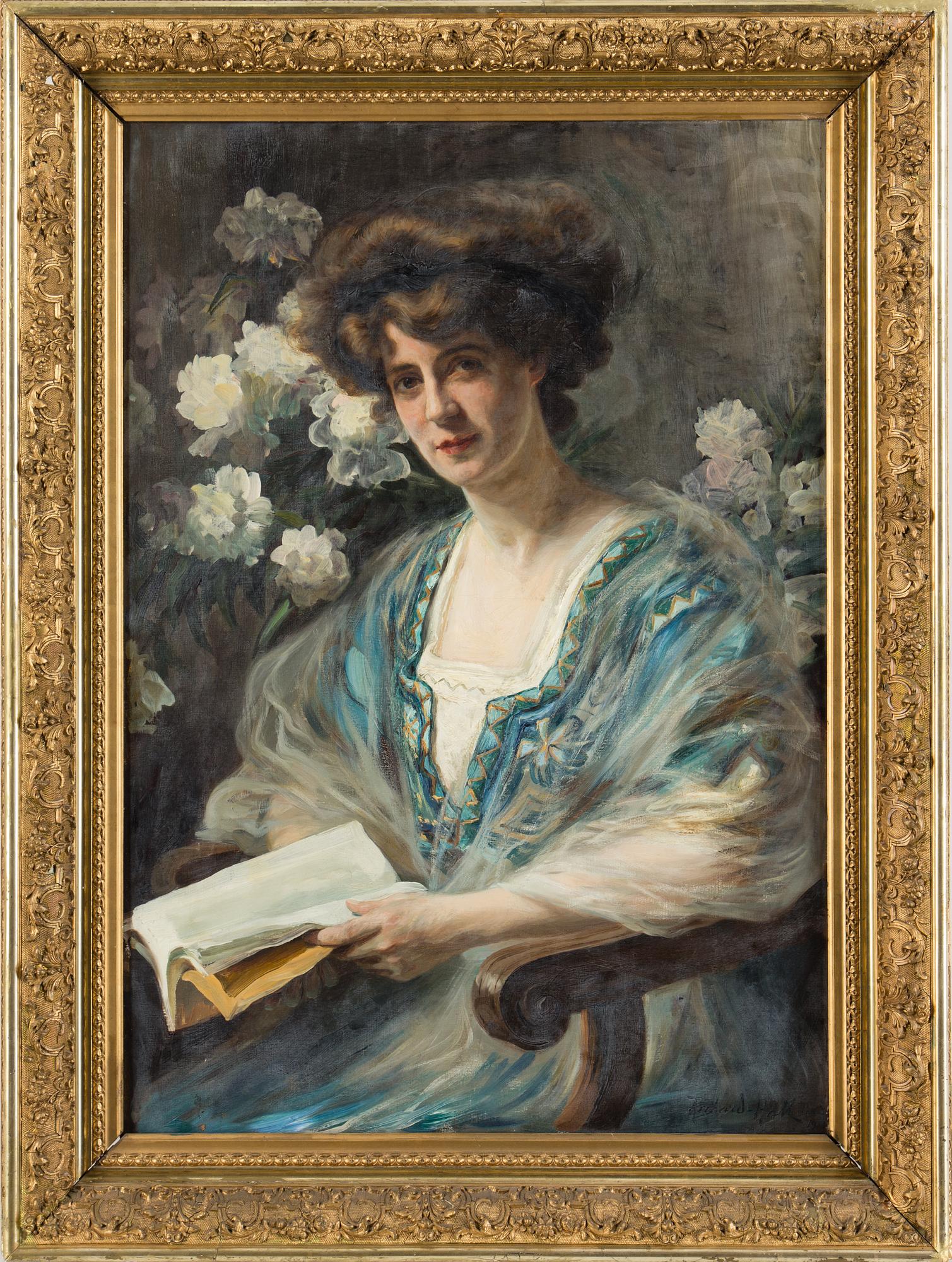 RICHARD HALL,  oil on canvas, signed.