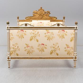 A Gustavian bed, late 18th century.