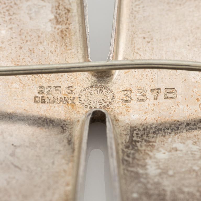 Brooch, sterling silver, for Georg Jensen, model 337B.