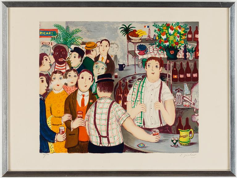 LENNART JIRLOW, färglitografi, signerad och numrerad 101/210.