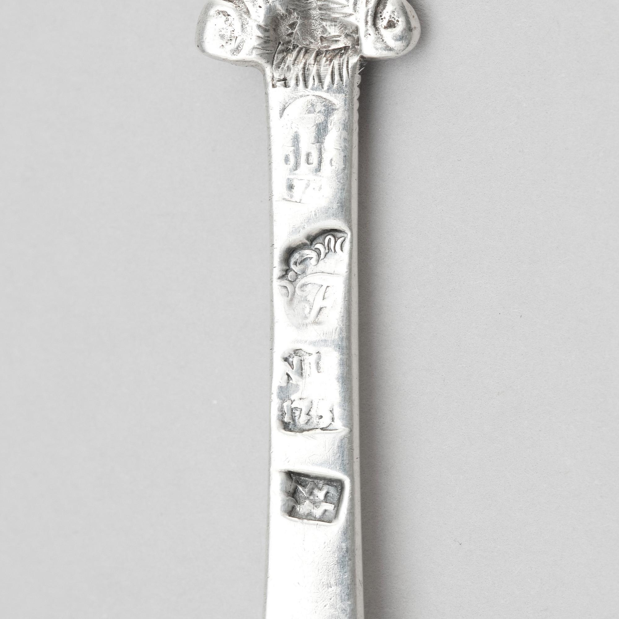 Nicolai Linde, sked, silver, Köpenhamn 1751.