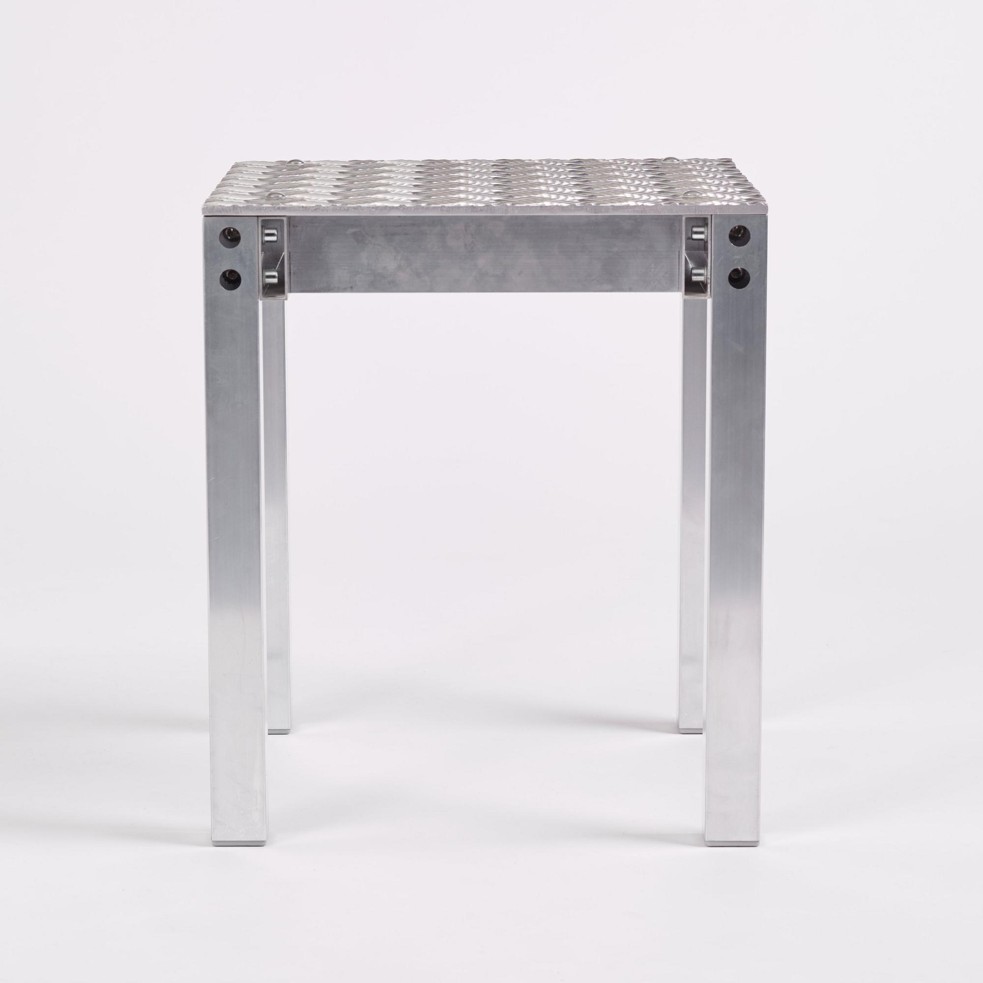 Fredrik Paulsen, a unique sidetable/stool, "Sidetable One, Michael Mann", JOY, 2024.