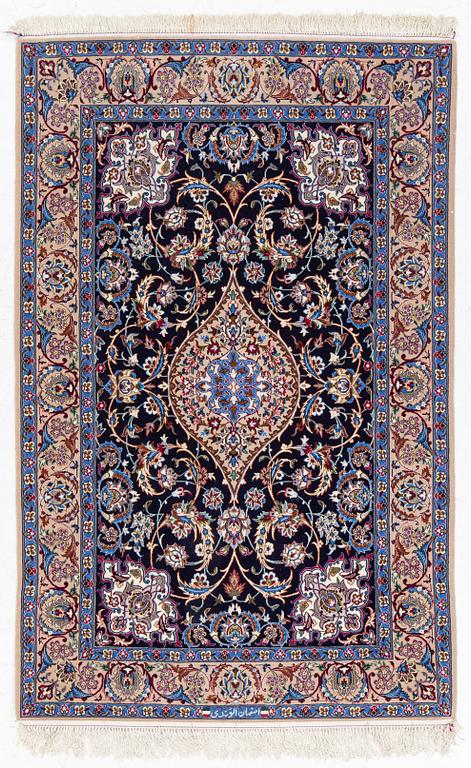 An Isfahan rug, signed, approx. 168 x 108 cm.