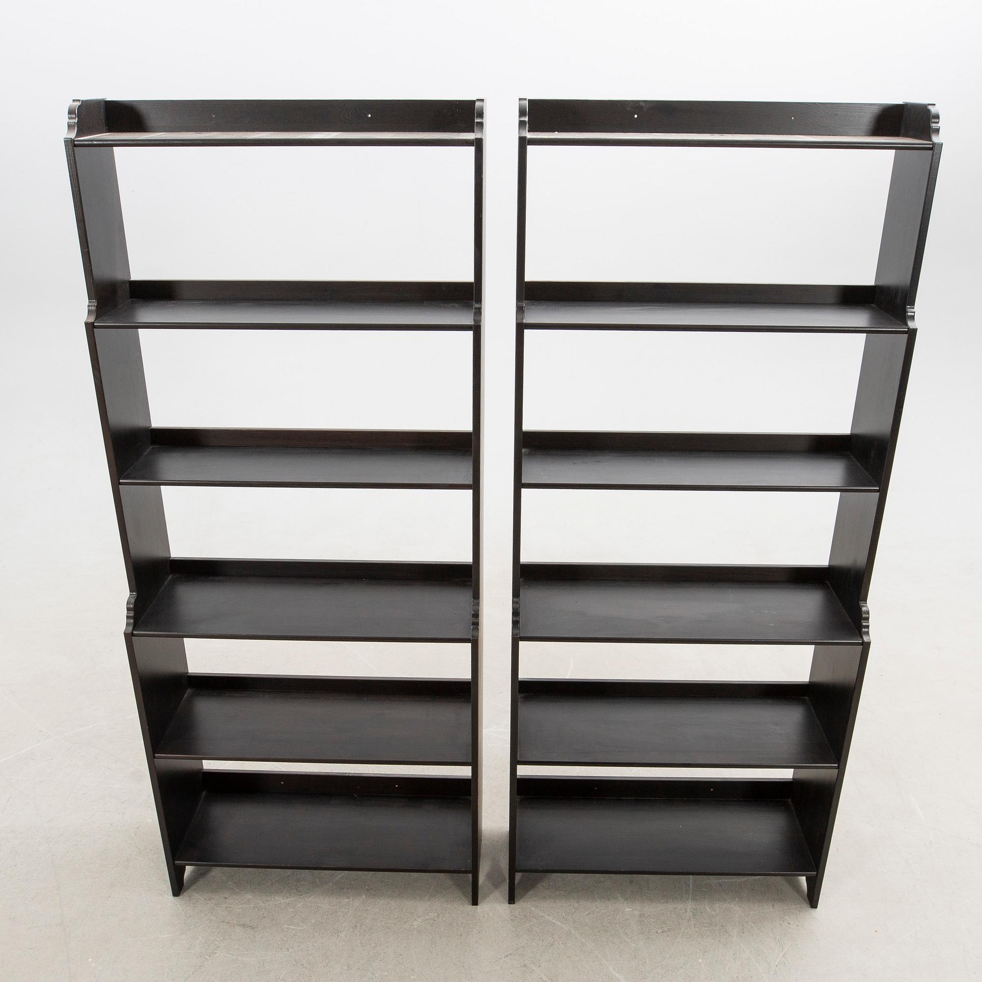 Bokhyllor, ett par, "Leksvik", IKEA.