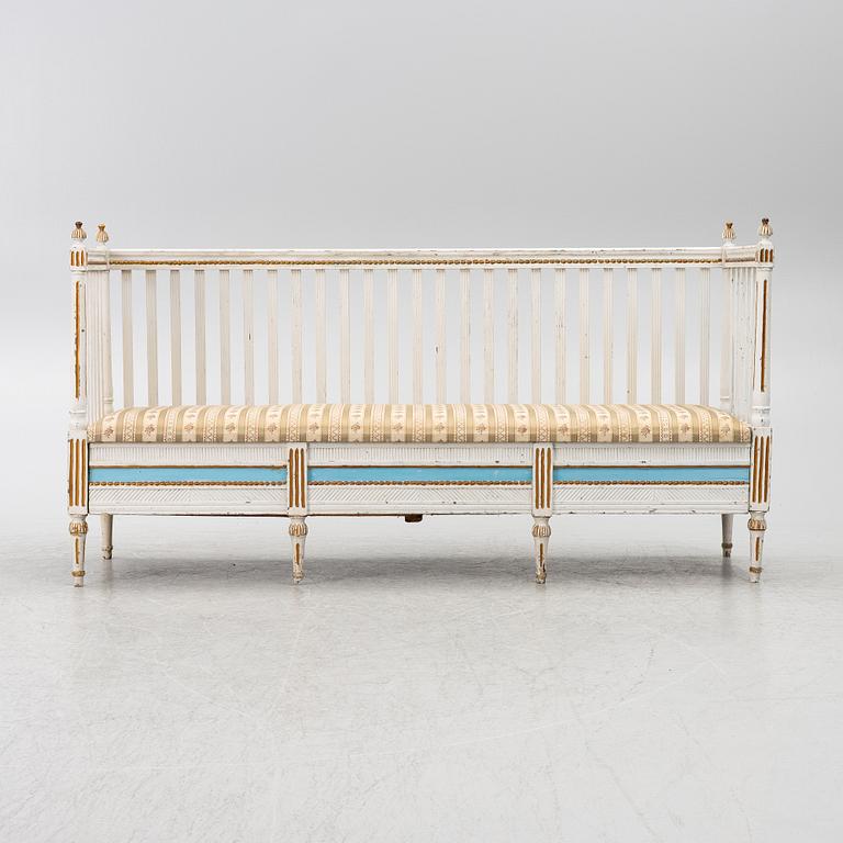 Sofa, late Gustavian, circa 1800.