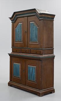 SKÅP, allmoge, daterat  1845.